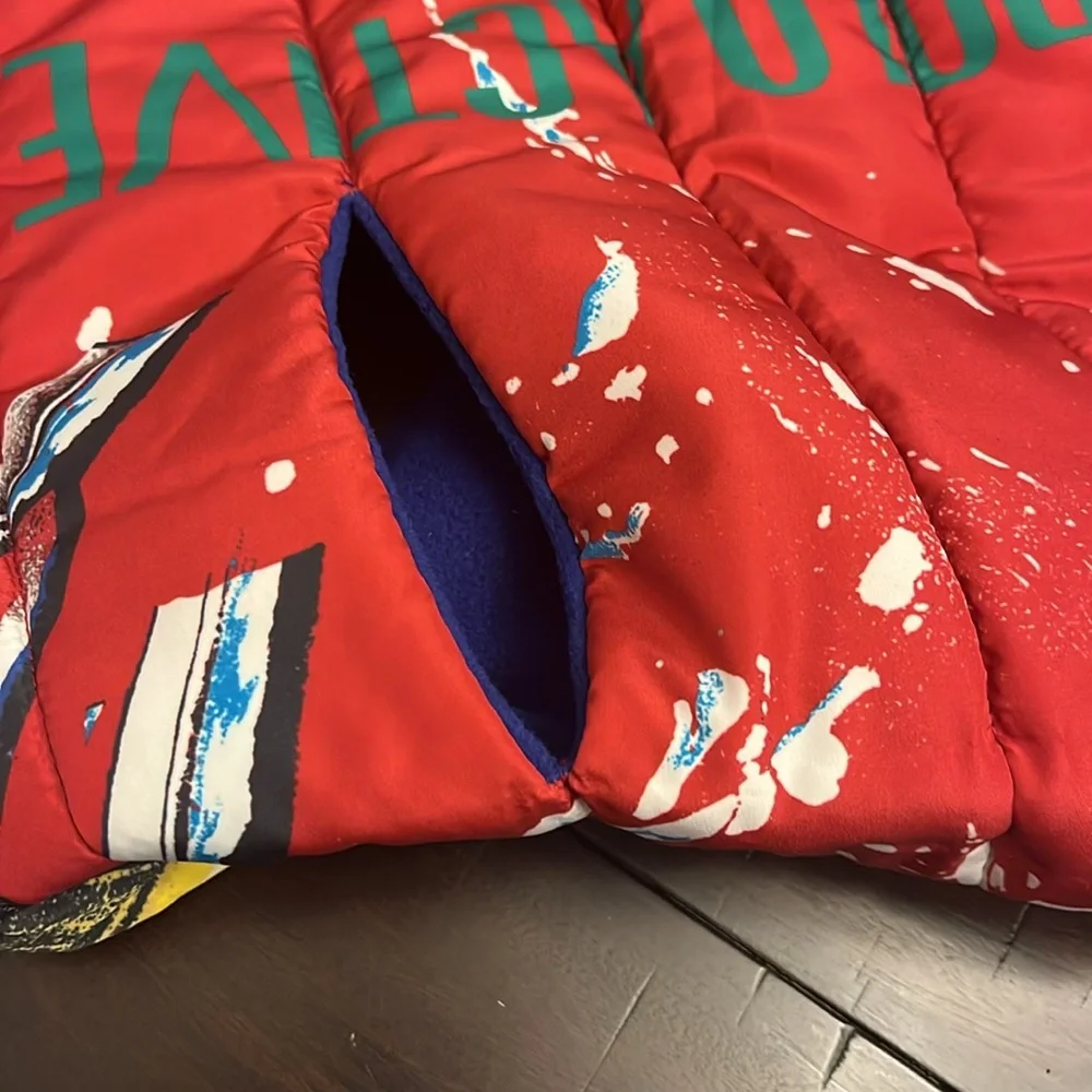 Polo Ralph Lauren Ski 92 1992 Winter Puffer Scarf new red blue Mens Women’s